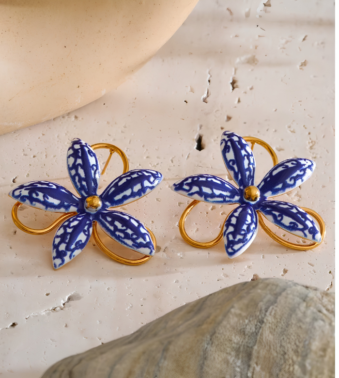Aegean Star Drop Earrings