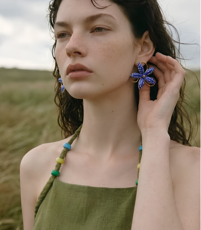 Aegean Star Drop Earrings
