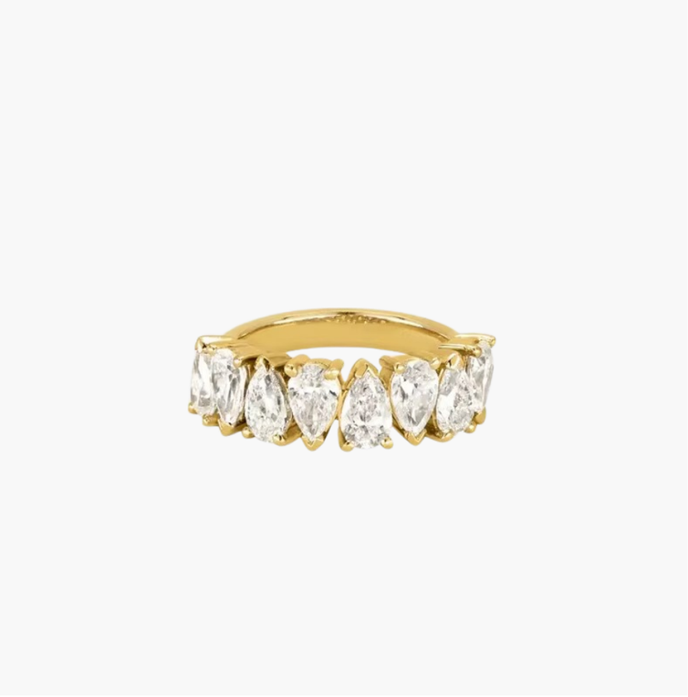 Eternity Pear Ring