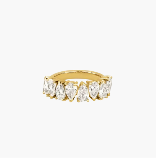 Eternity Pear Ring