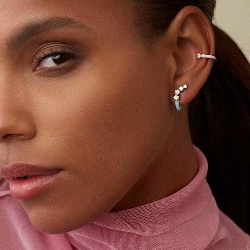 Jardin d'Email Earrings