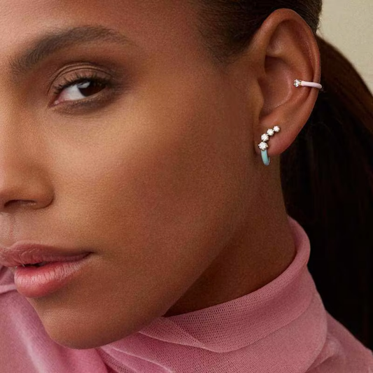 Jardin d'Email Earrings