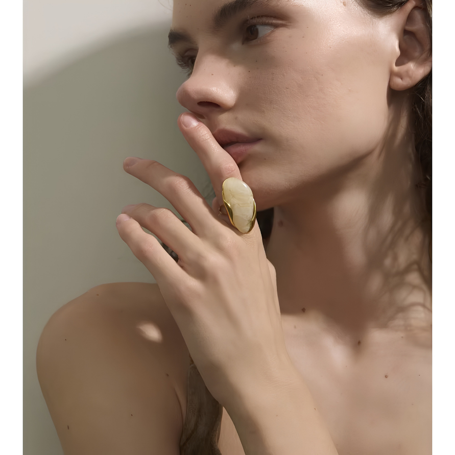 The Geo Resin Ring