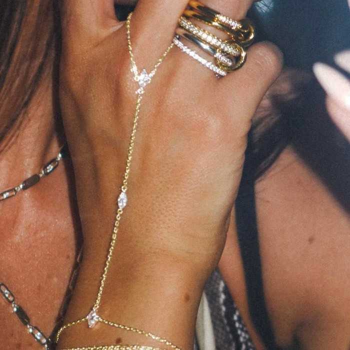Nusa vintage gold hand bracelet SARÉ Bali Spirit